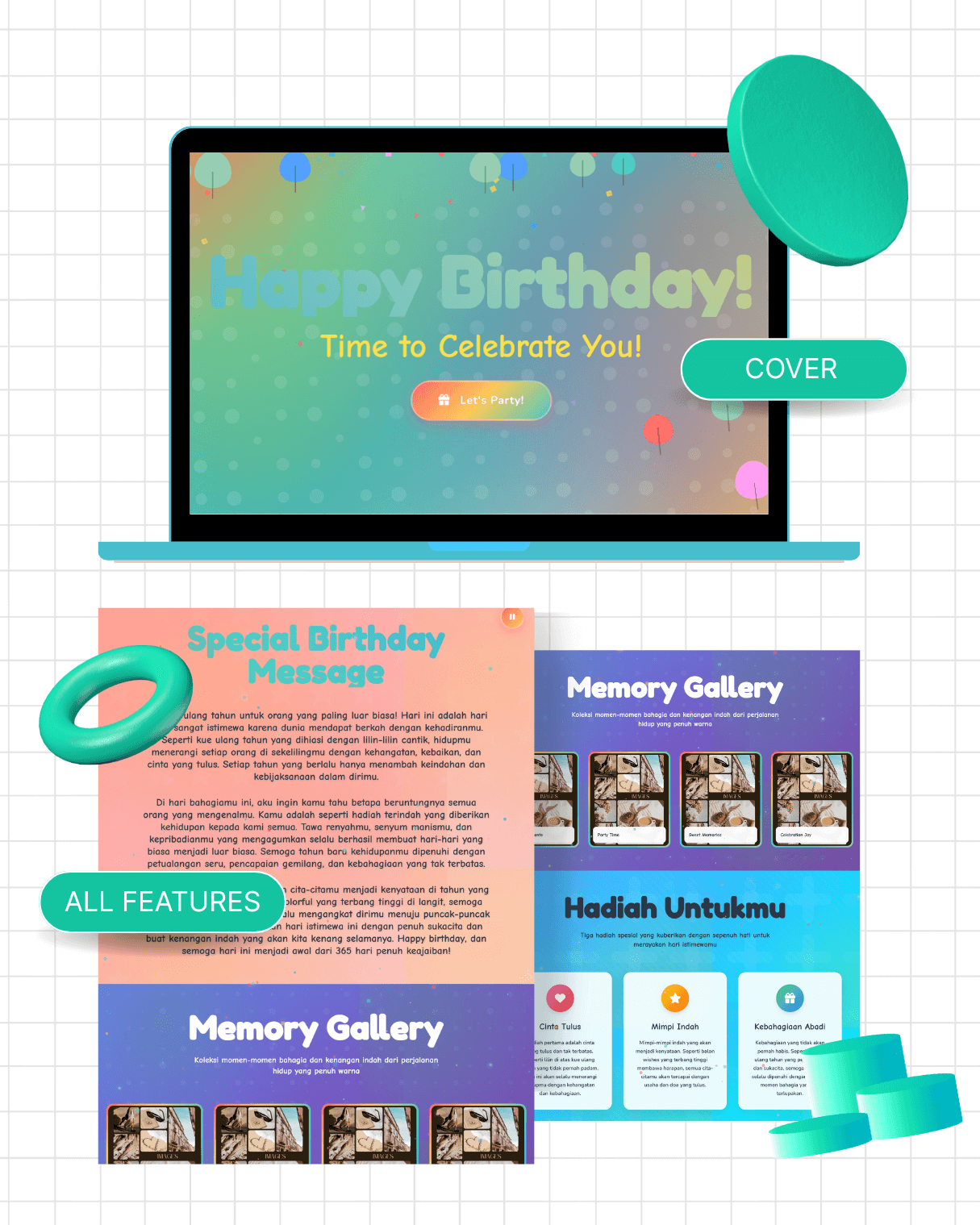 Basic Birthday 1 - Online Gift