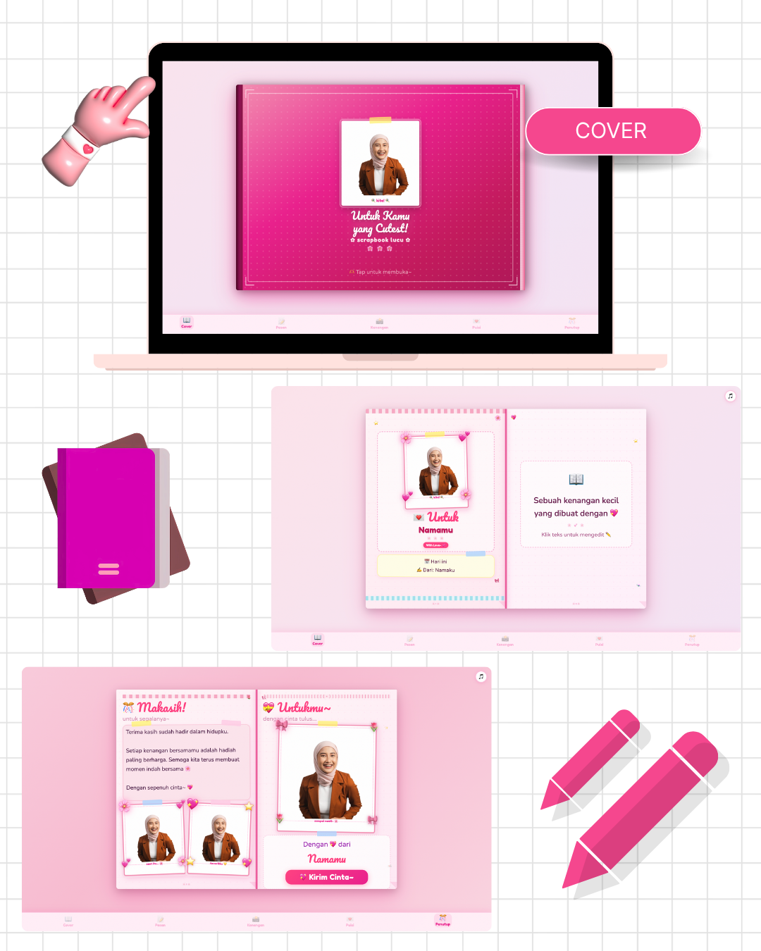 Eksklusif Scrapbook 2 - Online Gift